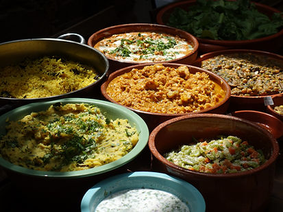 Ayurvedic Food at yoga retreat with heartful retreats