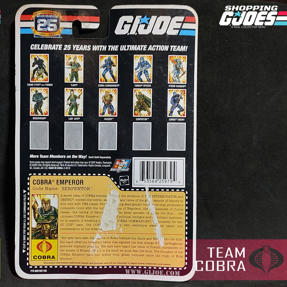 Miniatura: Cartela Serpentor