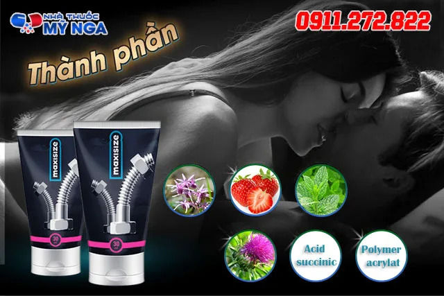 Thành phần của gel bôi Maxisize