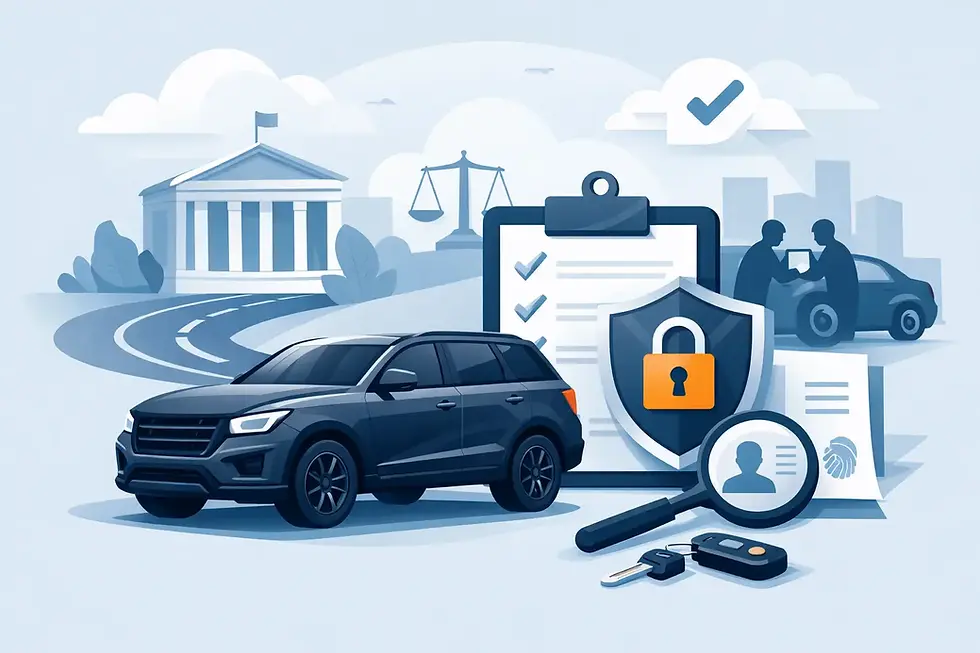 Guia de legalização de automóvel blindado