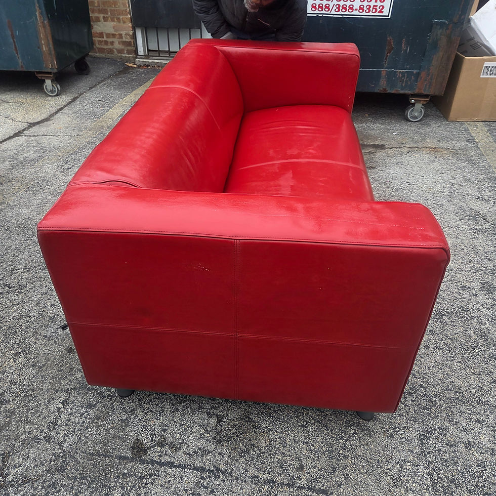 Thumbnail: IKEA Klippan two-seat loveseat Red