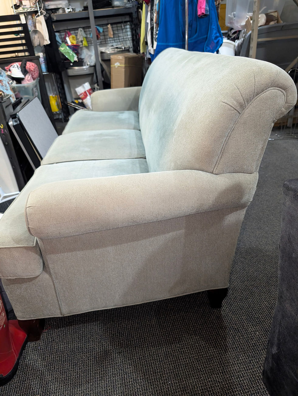 Miniatura: Better Homes & Gardens Green 3 Seated Sofa Couch 