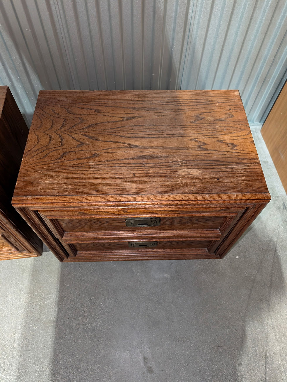Thumbnail: LANE Vintage 2 Drawer Nightstand #1-2