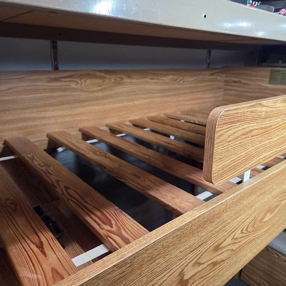 Thumbnail: Vintage 90s Pallister Junior Loft Bed With Desk, Bookshelf and Lingerie Chest 