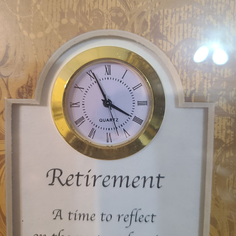 Miniatura: 6X8 Table Clock Retire Celebration Frame