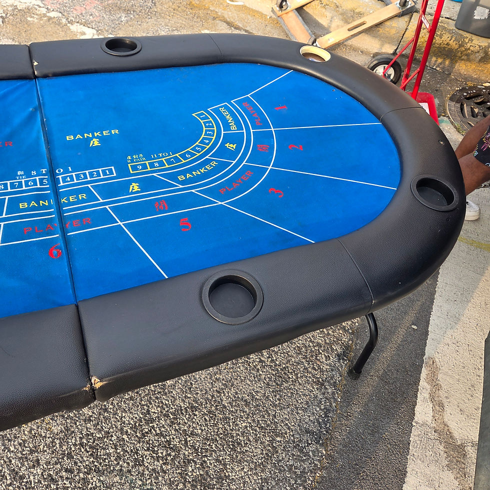 Thumbnail: Baccarat Folding Game Table