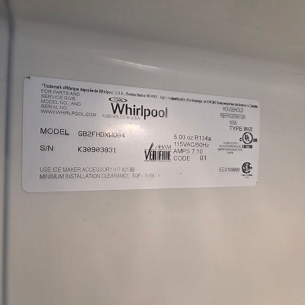 Miniatura: Whirlpool 22 cu. ft. Gold® Bottom Freezer Refrigerator 