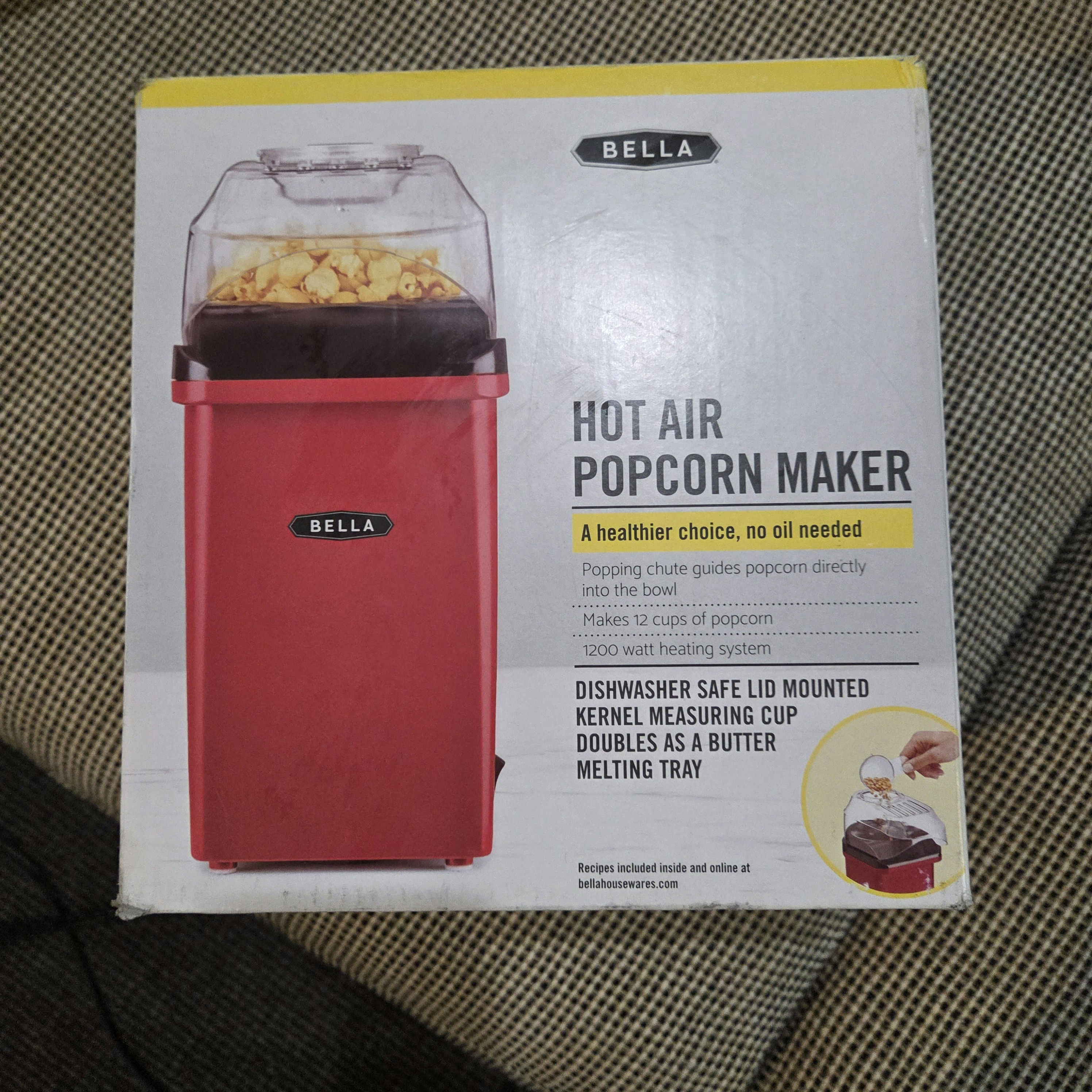 Bella Hot Air Popcorn Maker