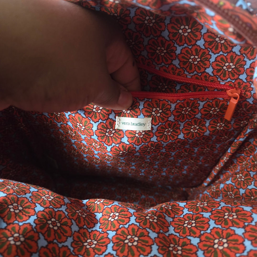 Thumbnail: Vera Bradley Small Banbury Backpack in the Marrakesh Cinnamon Pattern