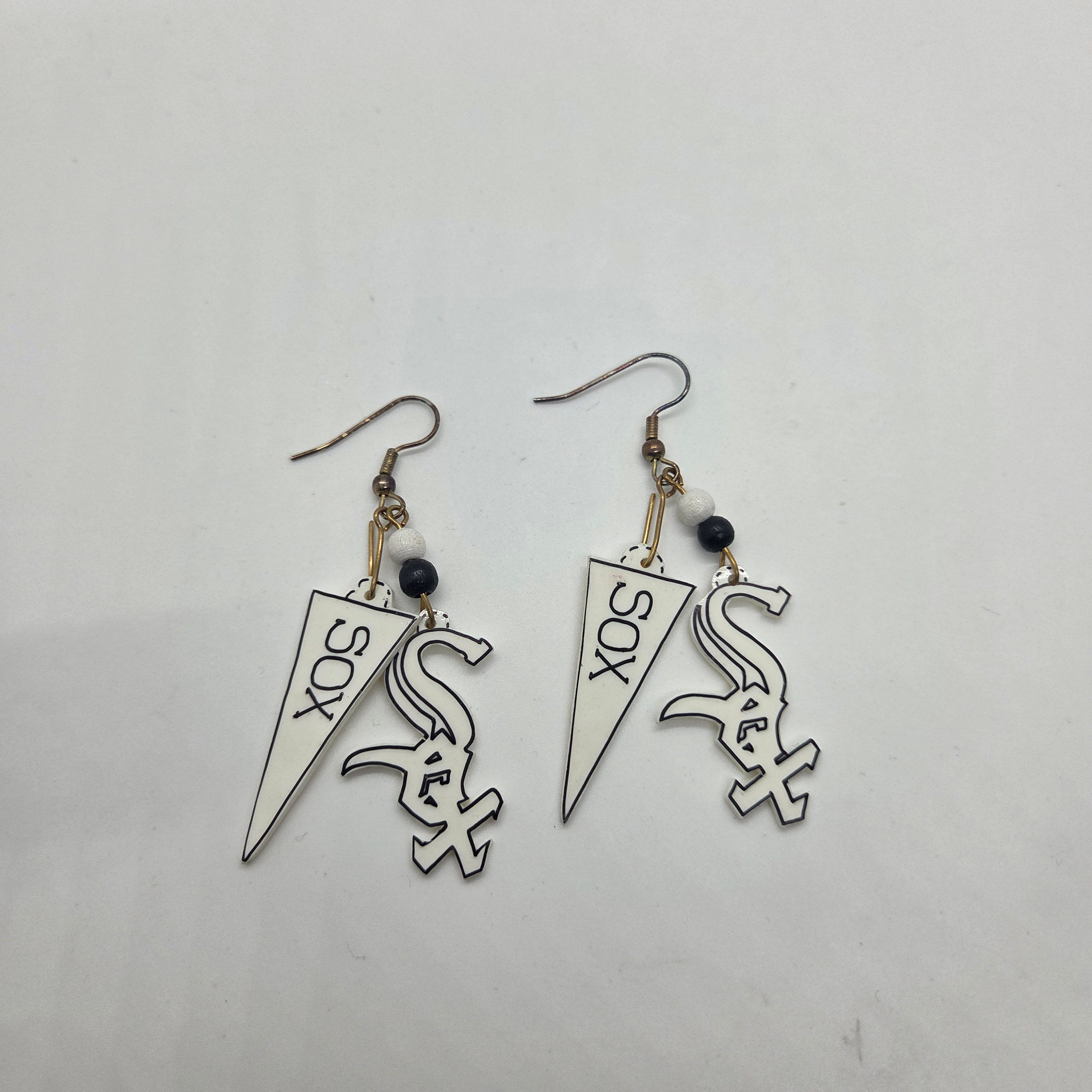 Chicago White Sox Dangling Earrings
