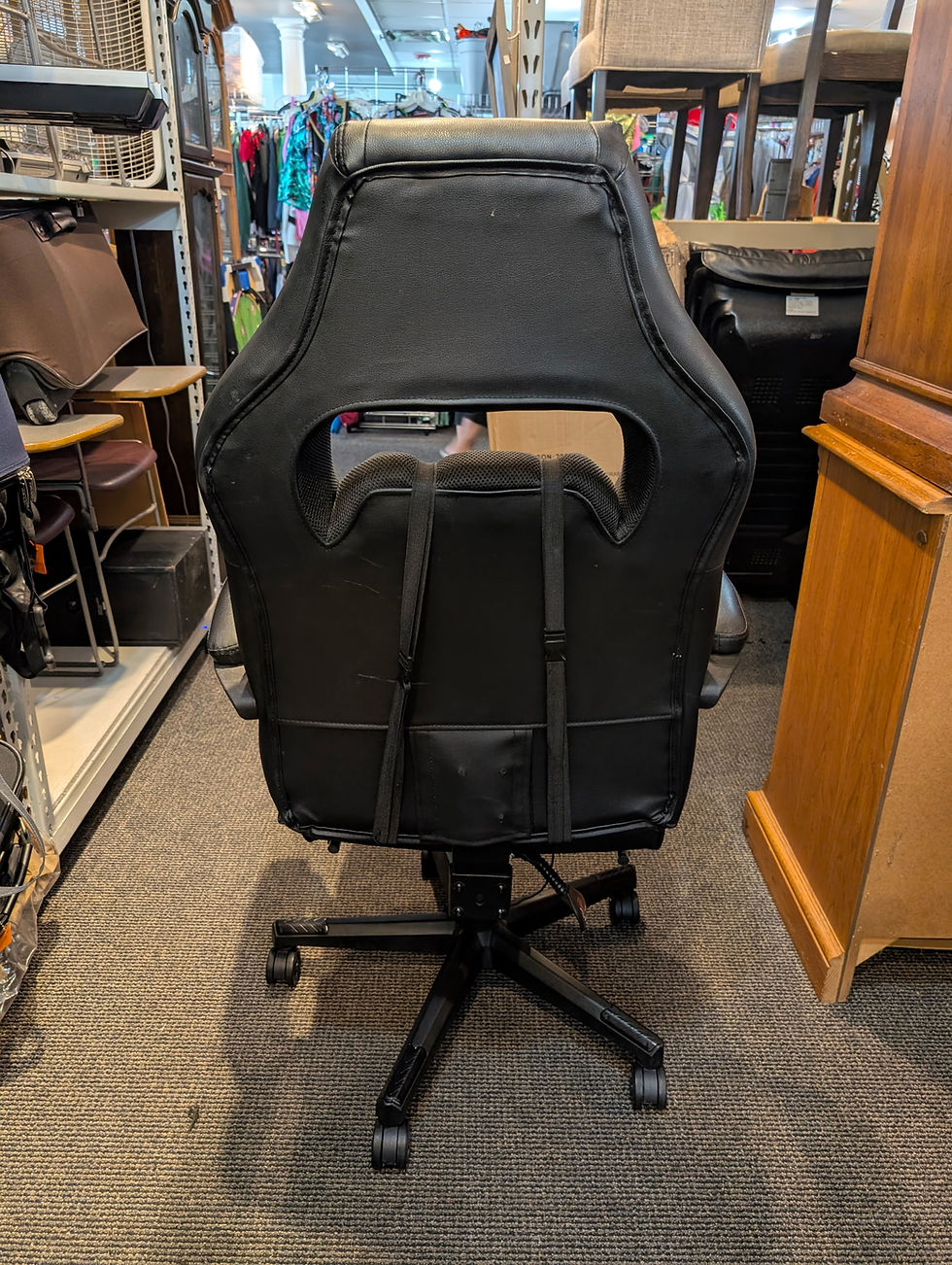 Thumbnail: Goplus Gaming Recliner Chair With Footrest 