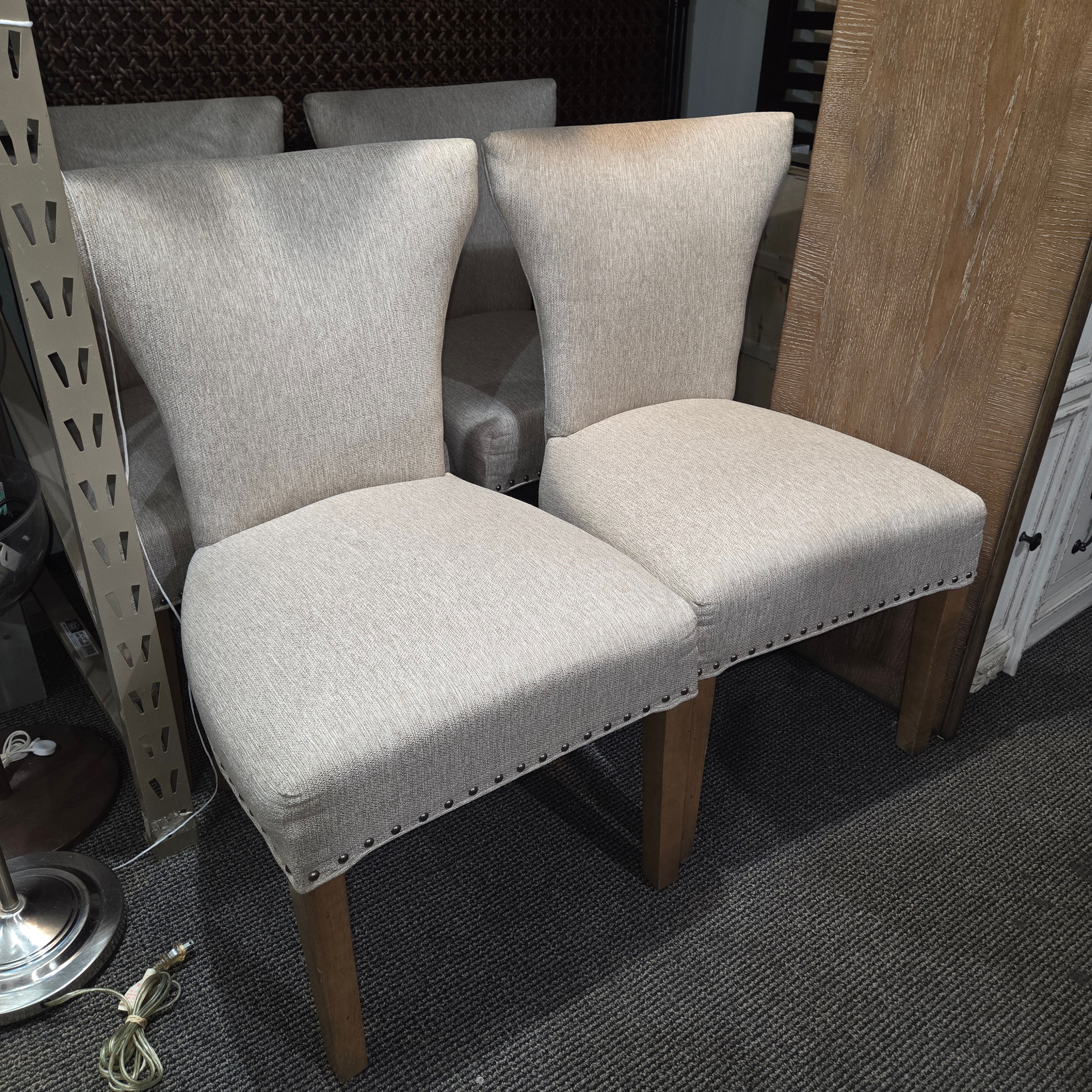 Perrins Linen Upholstered Dining Chair #1-4