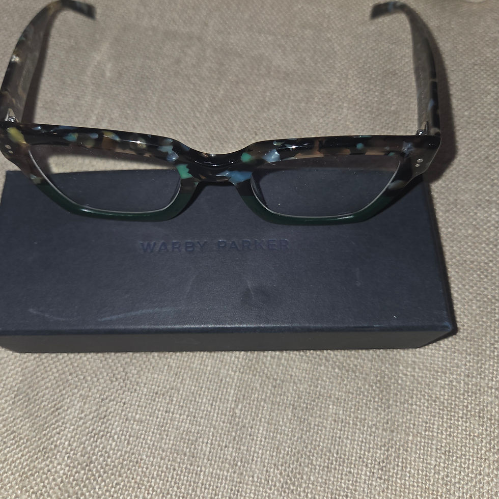Miniatura: Warby Parker Sonia model in Aventurine Tortoise Fade Glasses