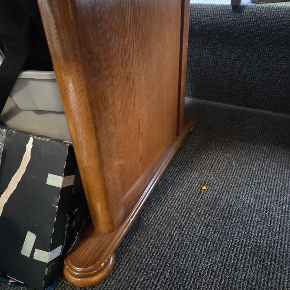 Thumbnail: Art Deco Wood Dining Table 