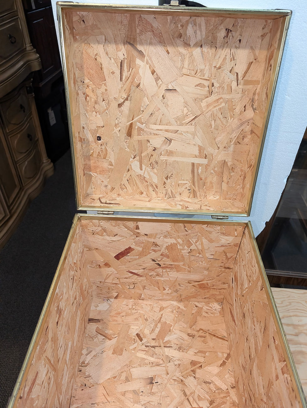 Thumbnail: Vintage Seward Unicorn Theme Toy Box / Storage Trunk 