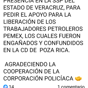 VISITA A LAS AUNTORIDADES  DE POZA RICA VER