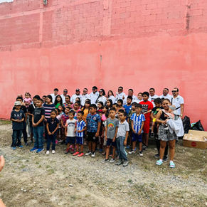 Festejando el día del niño.