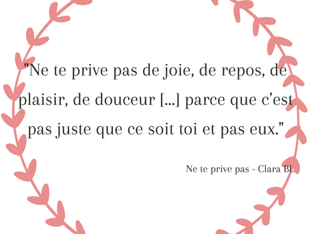 Ne te prive pas