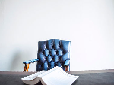 Fauteuil en cuir bleu