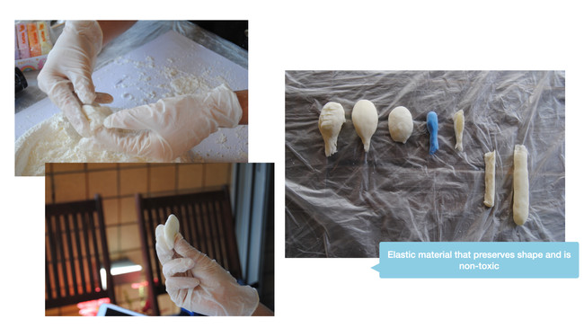 Material experimentation for Add-On saliva collection