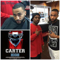 Got my homie _mackmwhite3 _Red Carpet Fresh_ Carter High movie premiere tonight _StudioMovieGrill in