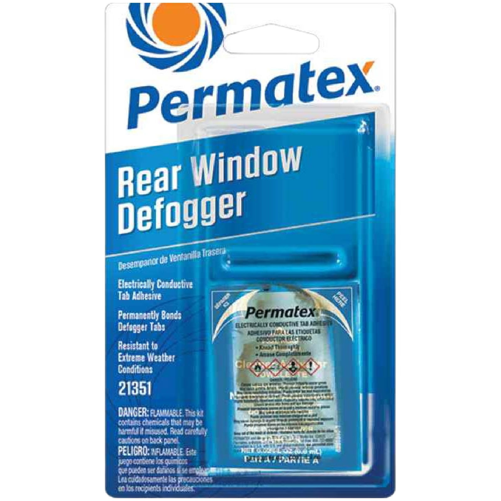 Permatex 21351 Electrically Conductive Rear Window Defogger Tab Adhesive