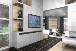 PROJET AMENAGEMENT MEUBLE TV