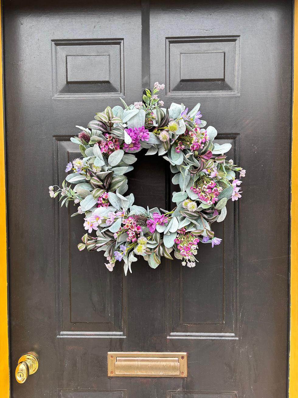 Thumbnail: Spring Lamb's Ear Floral Wreath