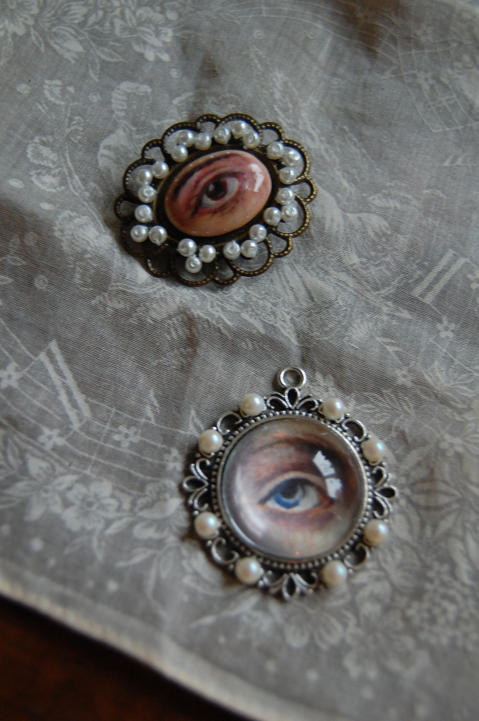 Miniaturbild: Lovers Eye Anhänger Miniatur Porträt deines Lieblingsmenschen oder Haustiers