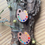 Miniaturbild: Farbpalette Ohrringe aus Holz Silber 925 Malerpalette Künstler Geschenk