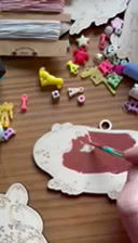 Miniaturbild: Holzfiguren Meerschweinchen Chinchilla Hamster zum Bemalen mit Acrylfarbe