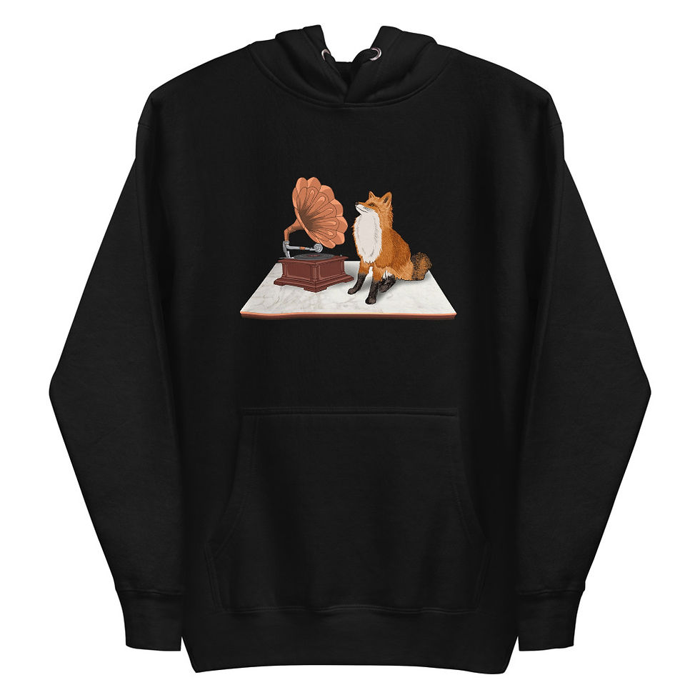 Thumbnail: FTM Victrola Hoodie (Black/Grey)