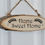 Thumbnail: personalised engraved wooden sign for hanging on doors and walls