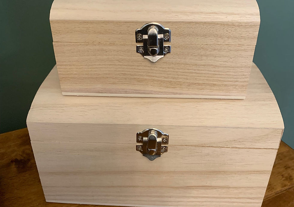Thumbnail: Wooden Box- Engraved with your Initials