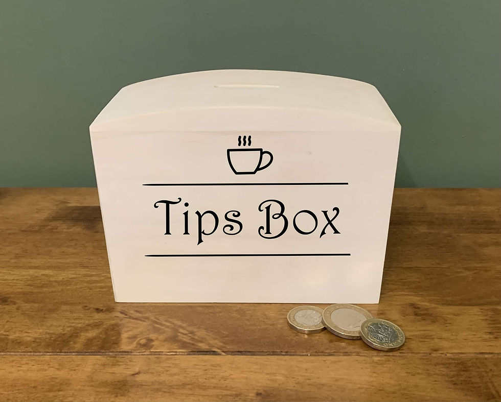 personalised engraved wooden money box