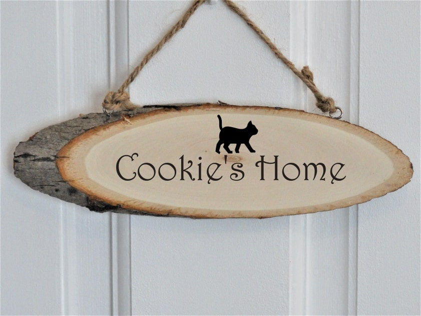 Animal Home Sign For your Pet Dog Crate, Cat Basket, Hamster Cage, Horse Stable