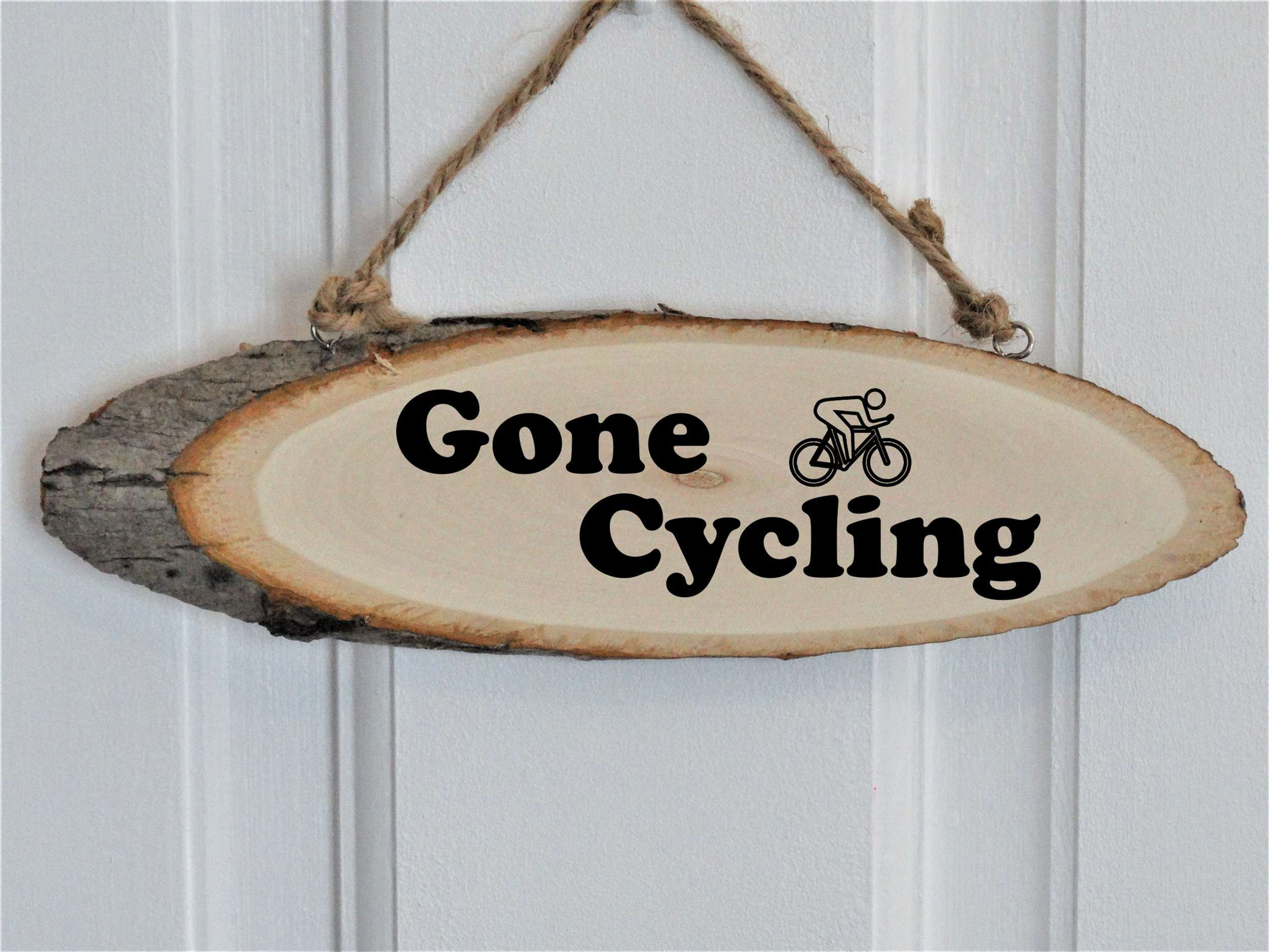 personalised engraved wooden sign for hanging on doors and walls