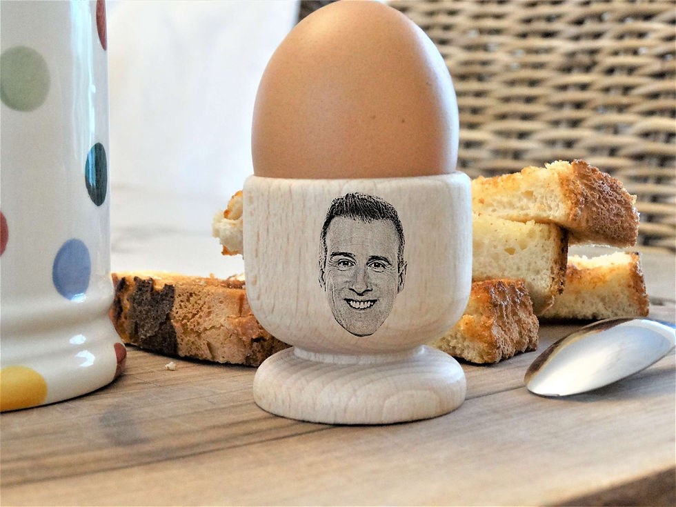 Thumbnail: Engraved photo on wooden egg cup