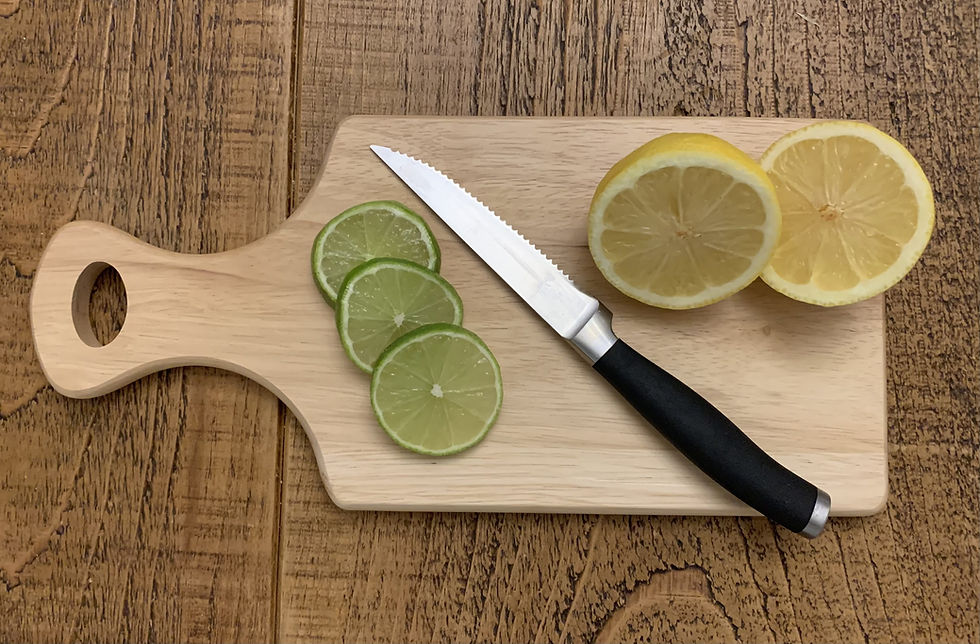 Thumbnail: personalised engraved wooden board to prepare an serve cocktails