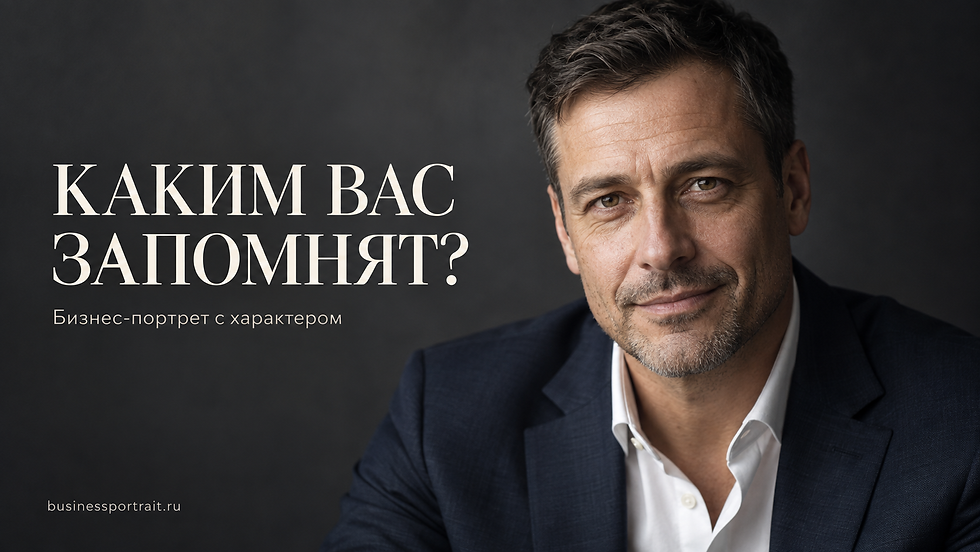 Иллюстрация к статье: мужчина в деловом образе и надпись «Каким вас запомнят?»