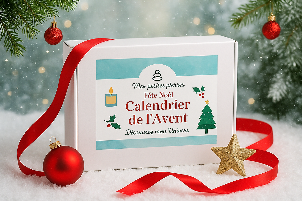 Mes petites pierres fête Noël : Calendrier de l'Avent