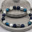 Miniature : Charge mentale - Bracelet en howlite, apatite, lapis-lazuli, sodalite et PDL