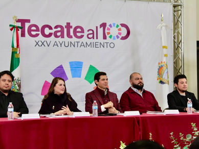 PRESENTA ROMÁN COTA SU PLAN MUNICIPAL DE DESARROLLO 2025-2027 PARA UN TECATE AL 100