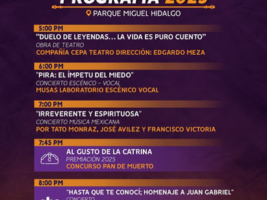 GOBIERNO DE TECATE INVITA A DISFRUTAR LAS ACTIVIDADES DE ESTE VIERNES EN "EL PAN DE LA CATRINA 2025"