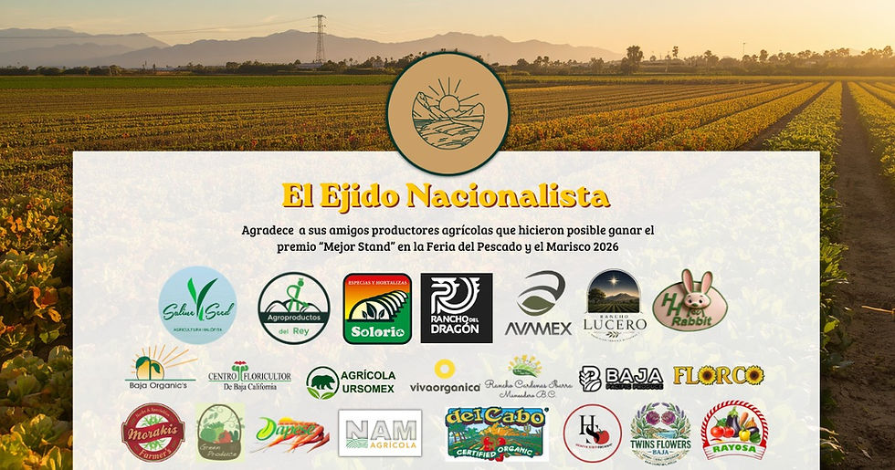 EJIDO NACIONALISTA GANA EL PREMIO AL MEJOR STAND EN EL FESTIVAL DEL PESCADO Y EL MARISCO