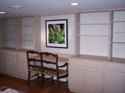 Desk Cabinet Staining