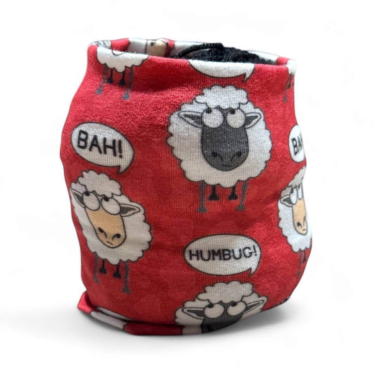 Bah Humbug Sheep Yarn Cozy