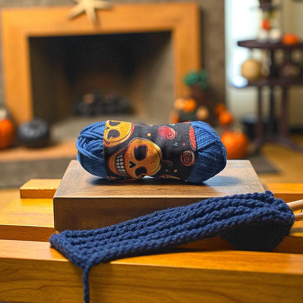 Thumbnail: Haunted Pumpkin Patch Yarn Cozy