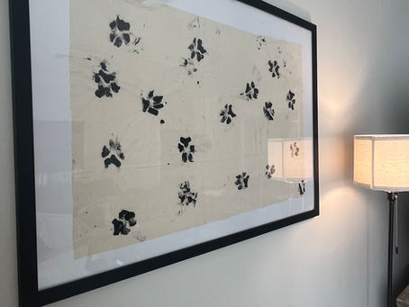 Paw Prints with Personality: A DIY Dog Art Project