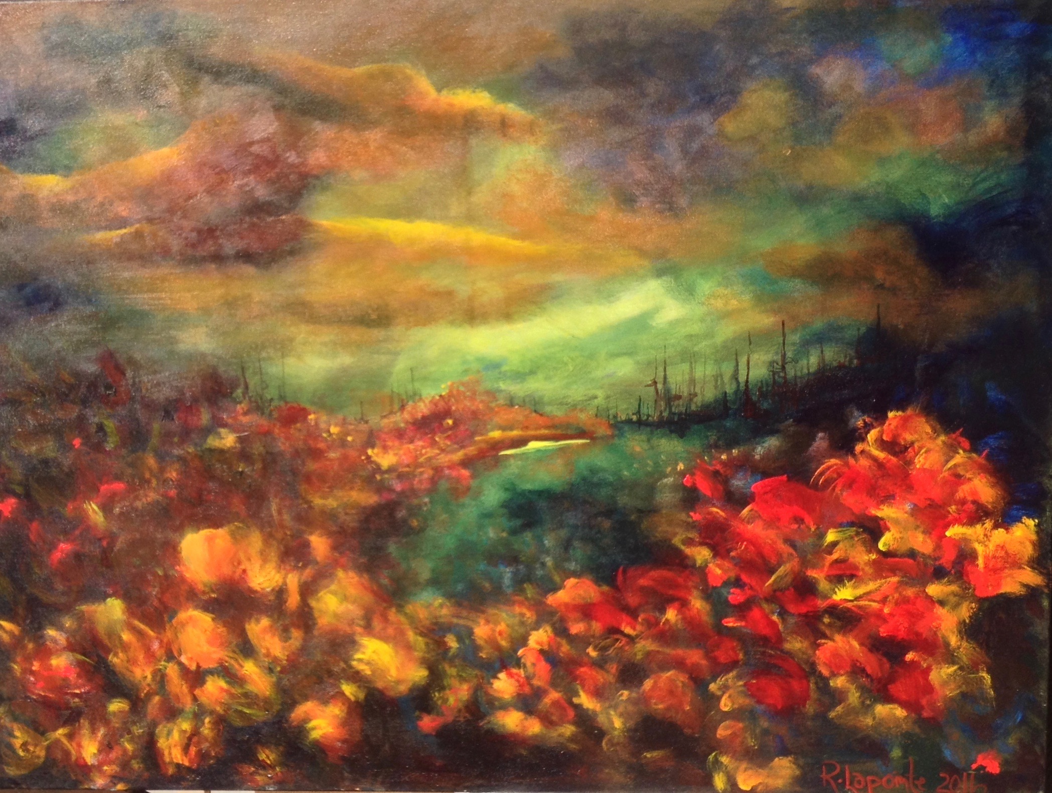 Blazing 48"x60" $1450